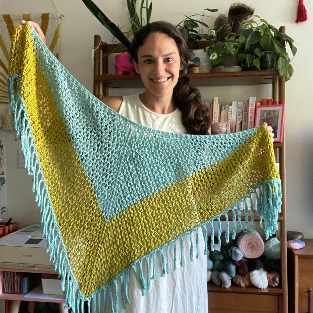 Summer Fringe Shawl